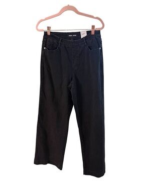 Tribal Audrey Pull-On Wide Leg Jeans | Black | Full Length | Multiple Sizes NWT